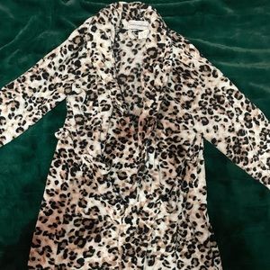 cheetah print robe